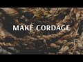 Make Cordage With A Continuous Cut