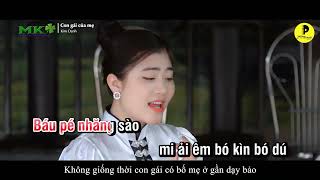 [KARAOKE] LỤ NHINH ÊM TONE NỮ|| CON GÁI CỦA MẸ|| KIM OANH ft PHONG HẠO