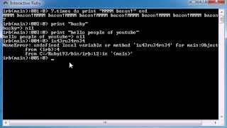 Ruby Programming Tutorial 2 Writing a Simple Program
