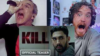 Kill (2024) Official Teaser Trailer - Lakshya, Tanya Maniktala REACTION!!