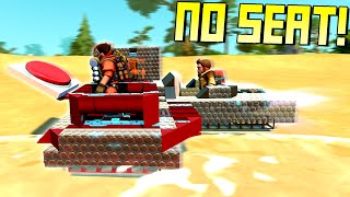 Co-op No Seat Amphibious Franken-Sled Race! - Scrap Mechanic Multiplayer Monday