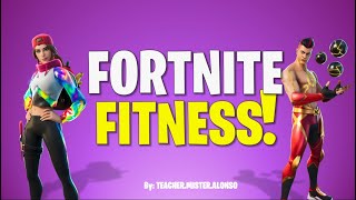 FORTNITE FITNESS and DANCE🕺/ would you rather skins