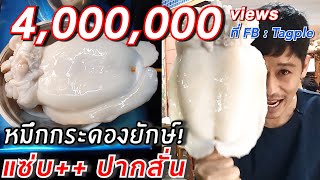 หมึกกระดองยักษ์ ใหญ่ สะใจ l หมึกย่างแซ่บสะใจ | เอิร์ธสดชื่น