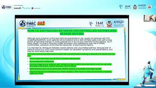 Bronchial Asthma: -GINA Updates 2024COPD: -Updated GOLD Guidelines - Dr. Mohammed AlSharkawi