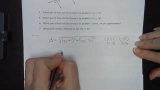 Geometry - Chapter 3 review guide questions