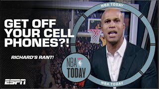 COME ON PEOPLE! 📱 Richard Jefferson sees NOTHING BUT CELL PHONES! | NBA Today