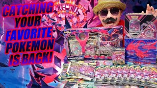 CATCHING YOUR FAVORITE POKEMON AT CARLS IS BACK!! ETERNATUS HUNTING! HUGE HAUL OF CARDS OPENING!