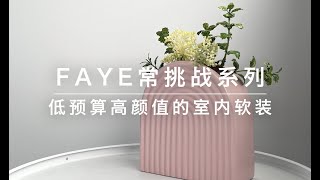 Faye常挑战系列｜低预算高颜值的室内软装【Faye常分享】