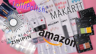 Nail Haul | PR Unboxing | Nail Mail | Amazon Nail Haul | MAKARTT | ZINIPIN | LolliPolish