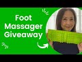 Daiso Foot Massager Giveaway