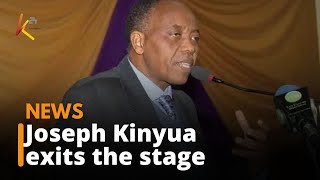 Joseph Kinyua, one of Kenya's longest-serving civil servants exits the stage