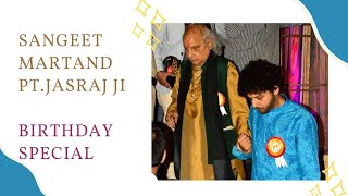 A Special Memory on the Birth Anniversary of Sangeet Martand Pt. Jasraj | Mahesh Kale #Shorts