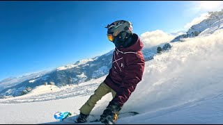 SNOWBOARDEN IM ZILLERTAL, MAYERHOFEN / GoPro 11 / Bag Jump