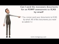 Can I send the necessary documents for an FSWP assessment to ICAS by email?