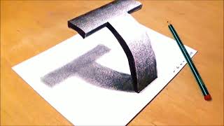 How to draw 3D Letter T | Drawing 3d | trick art | 3d drawing