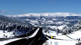 BREATHTAKING winter landscape from Genesee, CO!