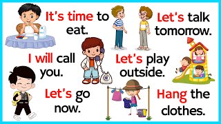 Speak English With Kids | Spoken English for kids | Daily Use English Sentences | Learn English