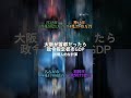 大阪が首都だった世界線のgdp 日本 ランキング パラレルワールド 江戸