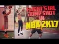 SHOOTING WITH FLIGHT REACT'S IRL JUMPSHOT IN NBA 2K17!!! NEVER EXPECTED THIS RESULT.....