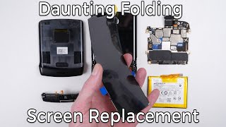 Motorola Razr Folding Display Replacement - This Phone Got A 1/10 Repairability Score