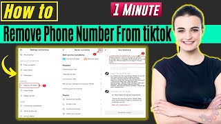 How to remove phone number from tiktok 2024