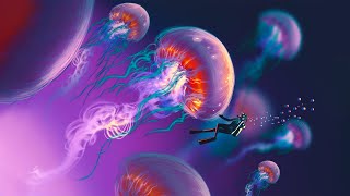 888Hz 》Boundless Abundance 》Angelic Frequency Healing Music  #Jellyfish