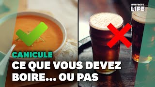 Les boissons à privilégier ou à éviter face à la canicule