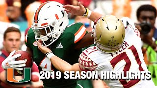 Jeff Thomas 2019 Season Highlights | Miami WR