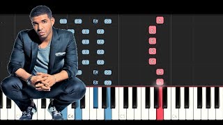 Drake - God's Plan (Piano Tutorial Instrumental)