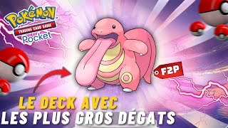 LES PLUS GROS DÉGATS DU JEU AVEC LE DECK F2P EXCELANGUE HYPNOMADE SUR POKEMON POCKET TCG