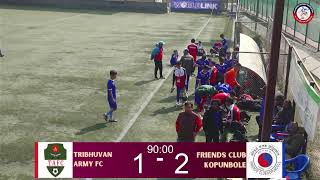 TRIBHUVAN ARMY FC VS FRIENDS CLUB || ANFA U16 Youth League 2024/25 (Match 83)