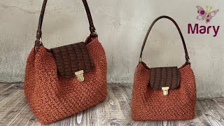 Borsa Quadrotta | Bag crochet tutorial