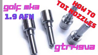 How to Golf mk3 AFN .216 nozzles fitting