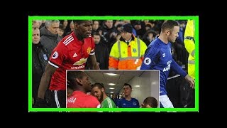 Rooney ignored Pogba in the tunnel before Man Utd's win at Everton