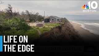 Eastham home dangerously close to toppling into ocean