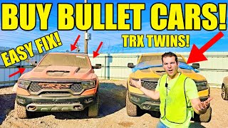 Why Buying Totaled Bullet Hole Cars Is The BEST Deal At the Salvage Auction! EAS
