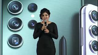 Gorgeous Anchor Khyati Kava hosts the launch of Samsung S23 in Mumbai