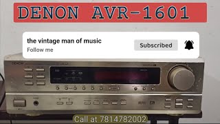 DENON AVR-1601( sold out to,s.shanker swamy from Bidar Karnataka r)