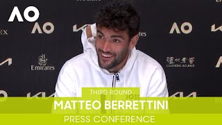 Matteo Berrettini Press Conference (3R) | Australian Open 2022