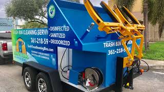 Sparkling Bins - Trash Bin Cleaning Systems Trailer Mounted