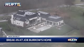 Cincinnati Bengals quarterback Joe Burrow's home broken into