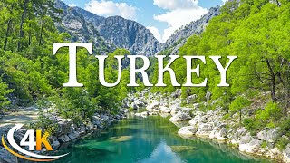 Turkey 4K - Explore Majestic Granite Cliffs, Towering Waterfalls - 4K Video Ultra HD