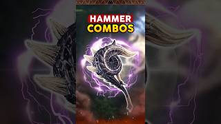 OP Hammer Combos 💥 Monster Hunter World #MHW #Shorts