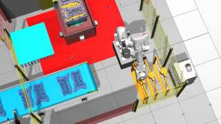 ABB RobotStudio simulation of tool changing