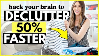 DECLUTTER FASTER! 🏃‍♀️ Quick and Simple Hacks to Clear Your Space For Good!