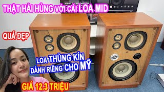 Diatone DS-31C MKII CHƯA TỪNG THẤY CẤU HÌNH LOA NÀO KHỦNG VẬY ! Loa THÙNG KÍN danh tiếng dành cho Mỹ