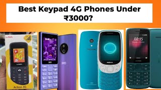 Keypad 4g Phone Under ₹3000 With YouTube 2025🔥🔥