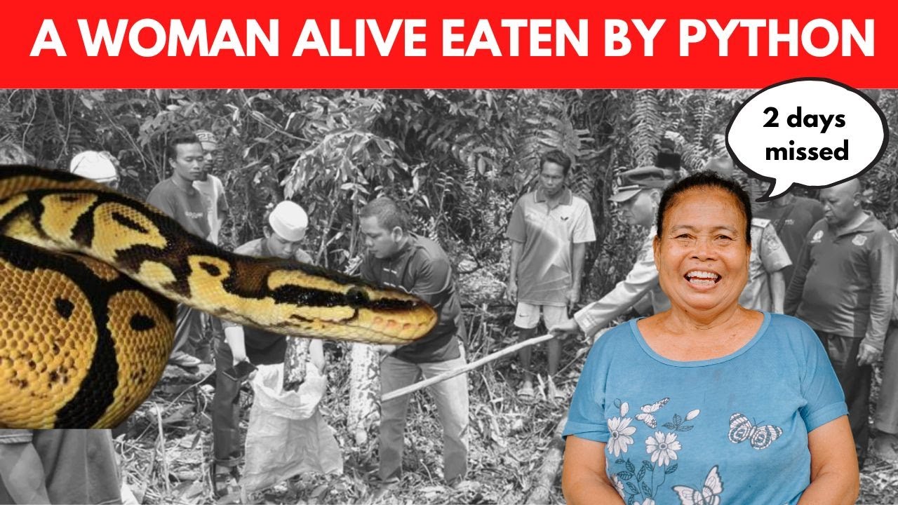 22 Foot Long Python Swallowed 54 Years Old Woman In Indonesia - YouTube