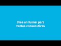 Crea un funnel para ventas recurrentes y no dejes que tu cliente se vaya a la competencia.