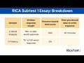 Rica Test Prep Subtest 1 Essay Introduction